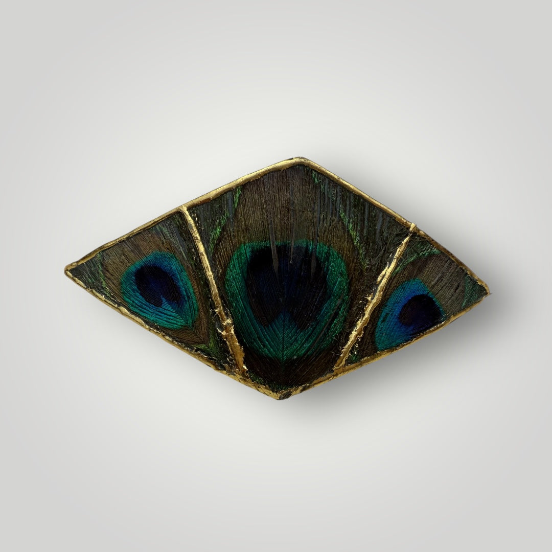 Barrette Peacock's Feather Collection | Handcrafted Feather art