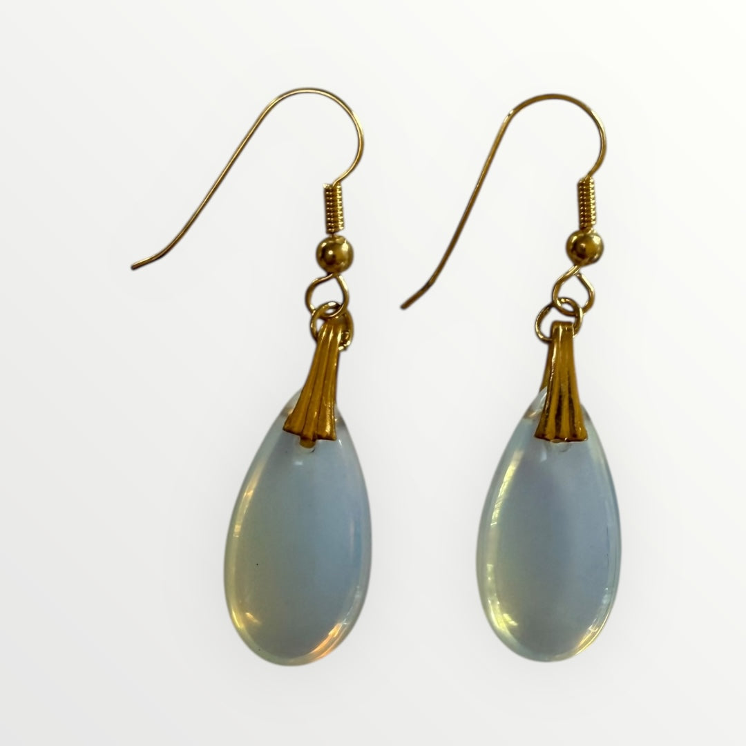 Opalite Earrings | Teardrop | Energy of the Moon
