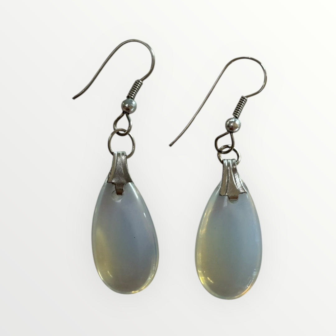 Opalite Earrings | Teardrop | Energy of the Moon