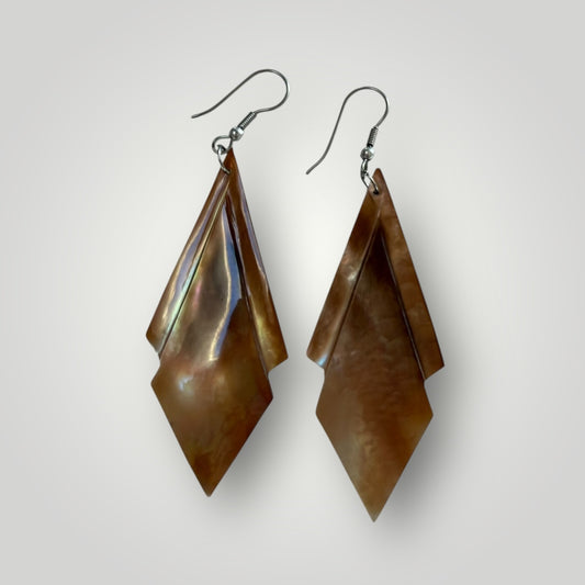 Mother of Pear Earrings | Nacre | Handcrafted